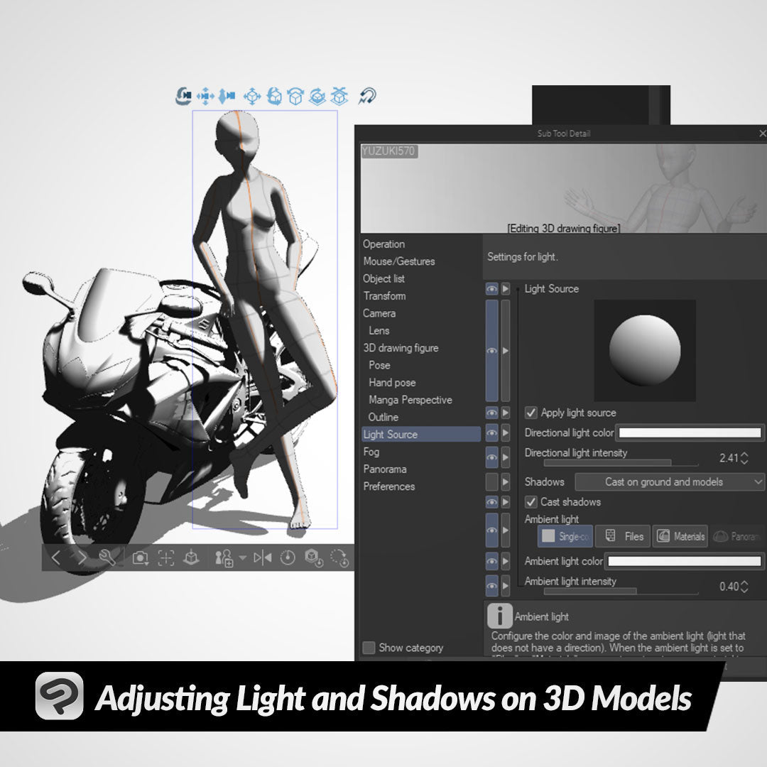 Adjusting Light and Shadows on 3D Models