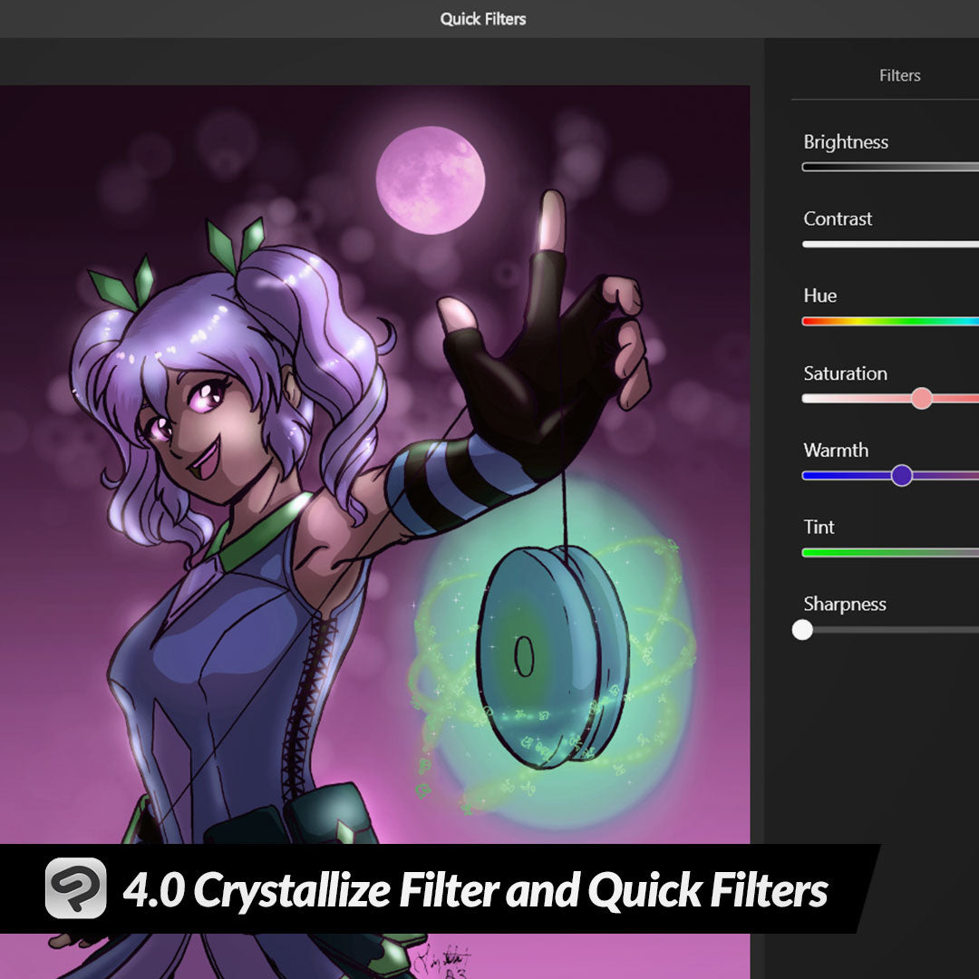 4.0 Crystallize Filter and Quick Filters