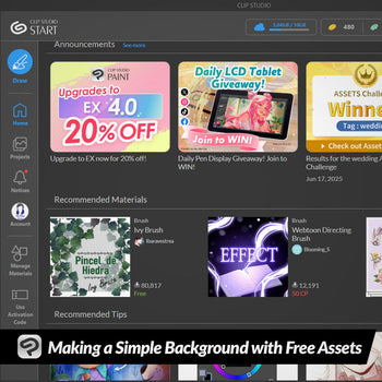Making a Simple Background with Free Assets