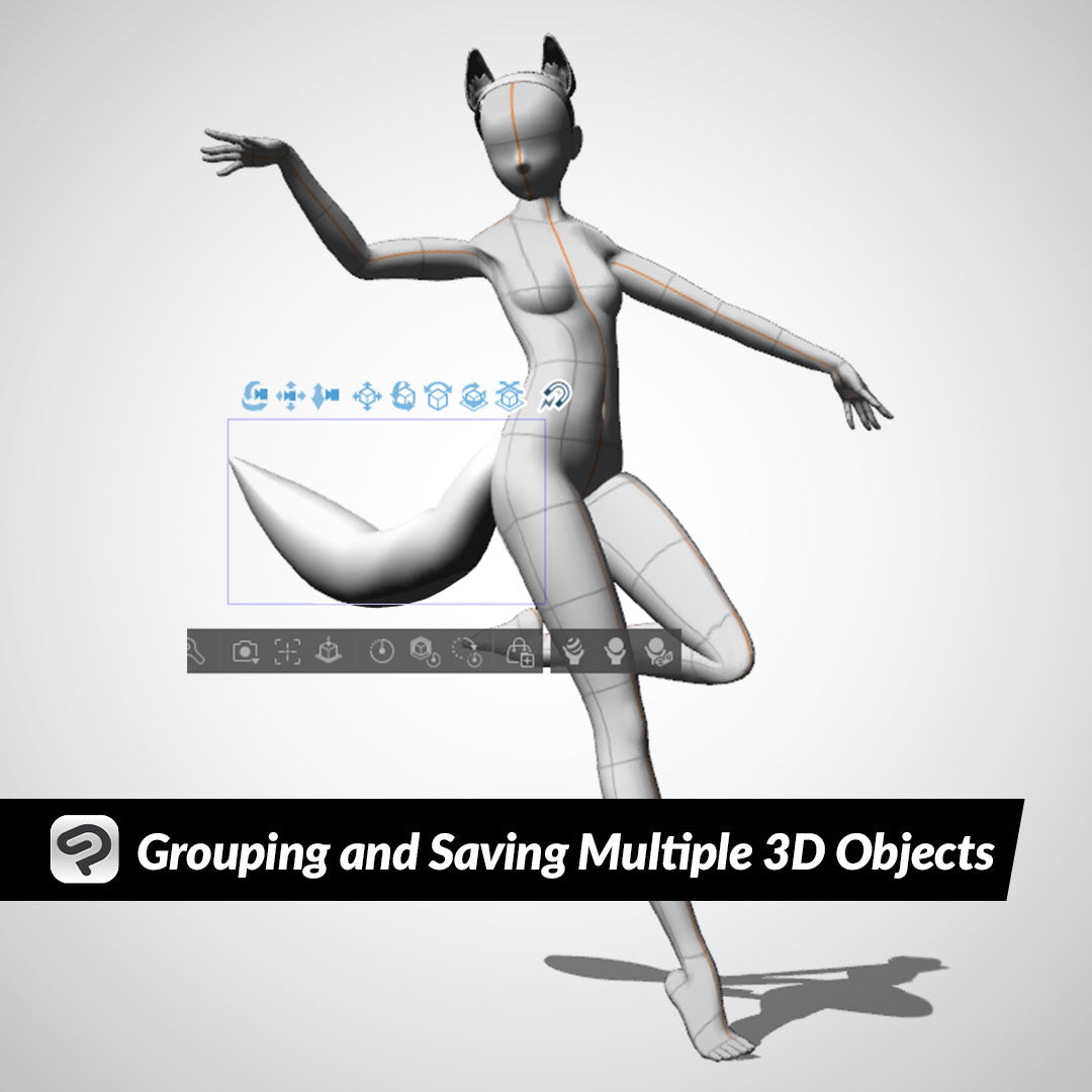 Grouping and Saving Multiple 3D Objects