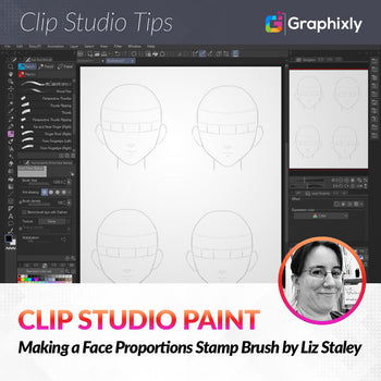 Making a Face Proportions Stamp Brush
