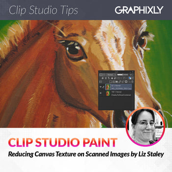 Reducing Canvas Texture on Scanned Images
