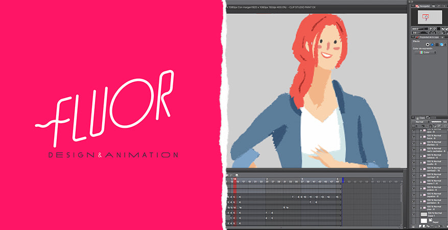 FLUORFILMS | Frame by frame animation: Working professionally in Clip Studio Paint