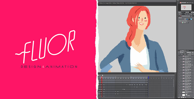 FLUORFILMS | Frame by frame animation: Working professionally in Clip Studio Paint