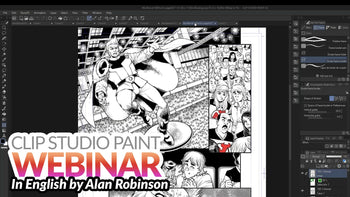WEBINAR RECORDING – Creating frame borders for Comics in Clip Studio Paint with Alan Robinson