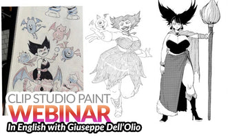 WEBINAR RECORDING – Making Original Characters in Clip Studio Paint with Giuseppe Dell’Olio