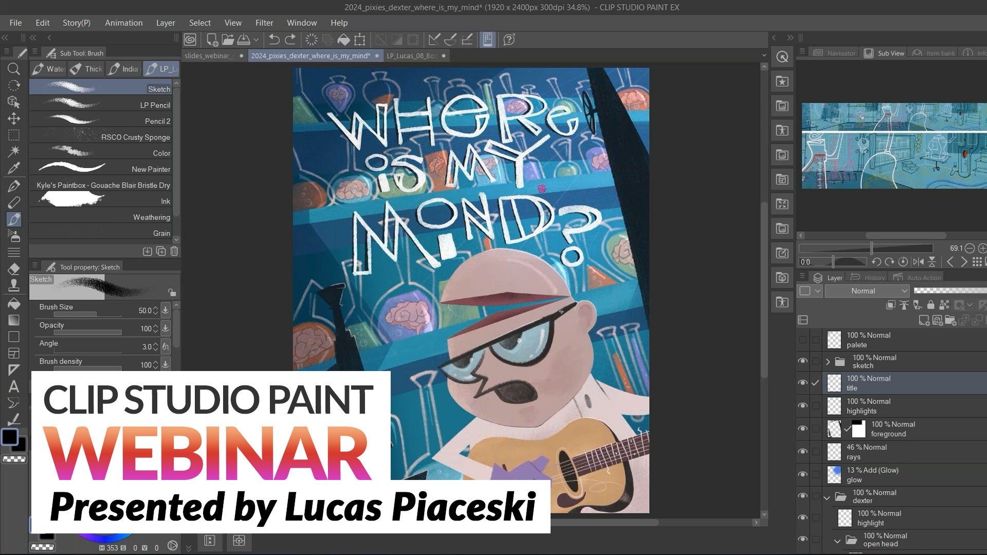 WEBINAR RECORDING - Finding your own style in Clip Studio Paint with Lucas Piaceski