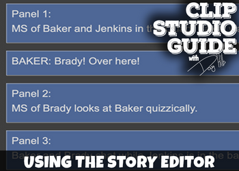 Using The STORY EDITOR in CLIP STUDIO PAINT EX