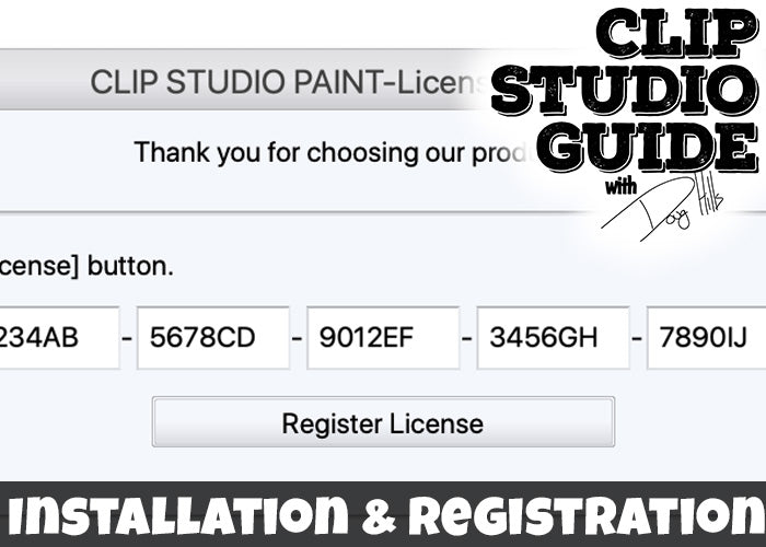 Installing & Registering CLIP STUDIO PAINT