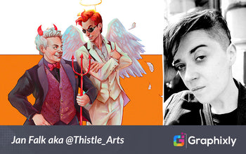 Clip Studio Paint Artist: Jan Falk aka @Thistle_arts