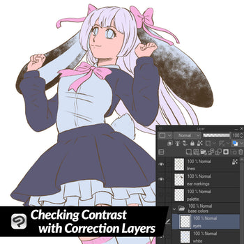 Checking Contrast with Correction Layers