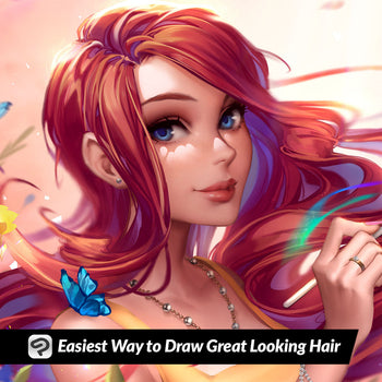 Easiest Way to Draw Great Looking Hair