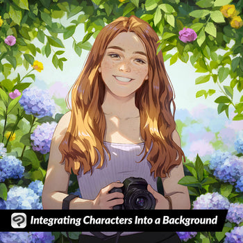 Integrating Characters Into a Background