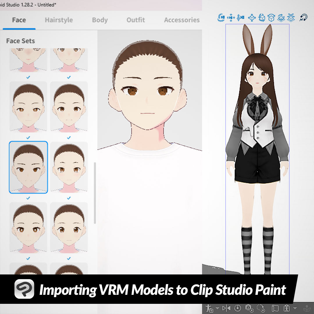 Importing VRM Models to Clip Studio Paint