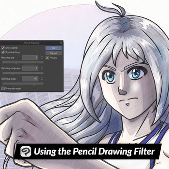 Using the Pencil Drawing Filter