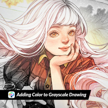 Adding Color to Grayscale Drawing