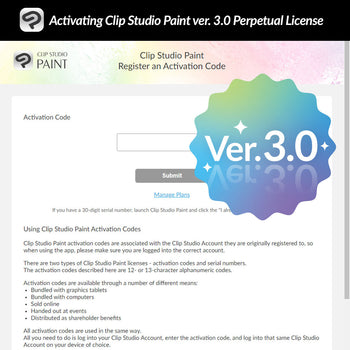 Activating Clip Studio Paint ver. 4.0 Perpetual License