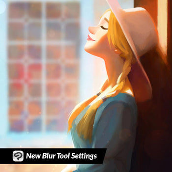 New Blur Tool Settings