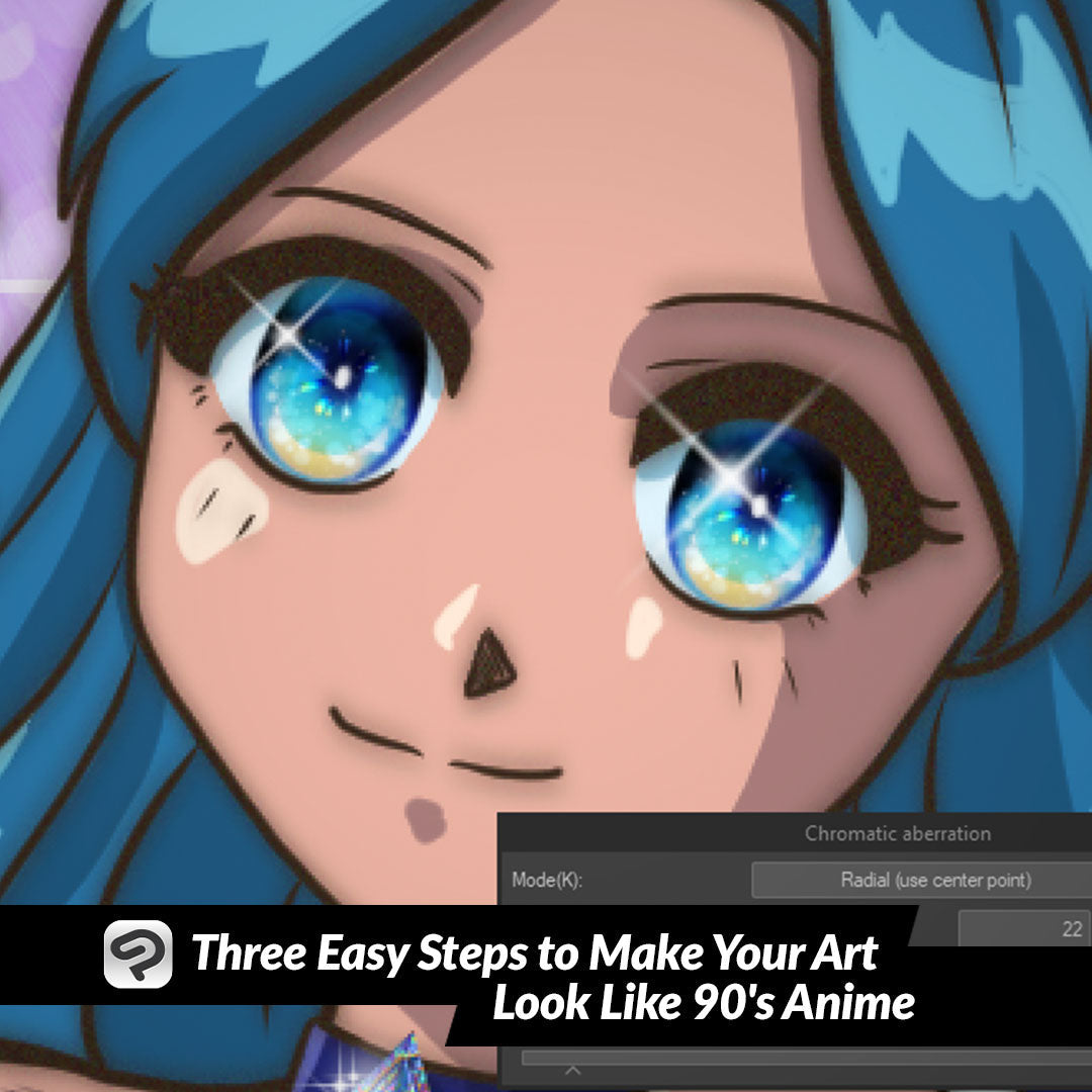 Three Easy Steps to Make Your Art Look Like 90's Anime