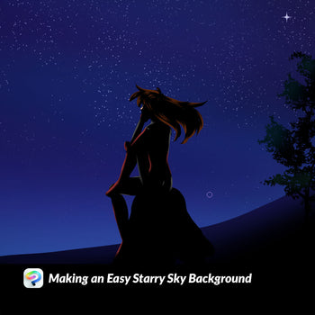 Making an Easy Starry Sky Background
