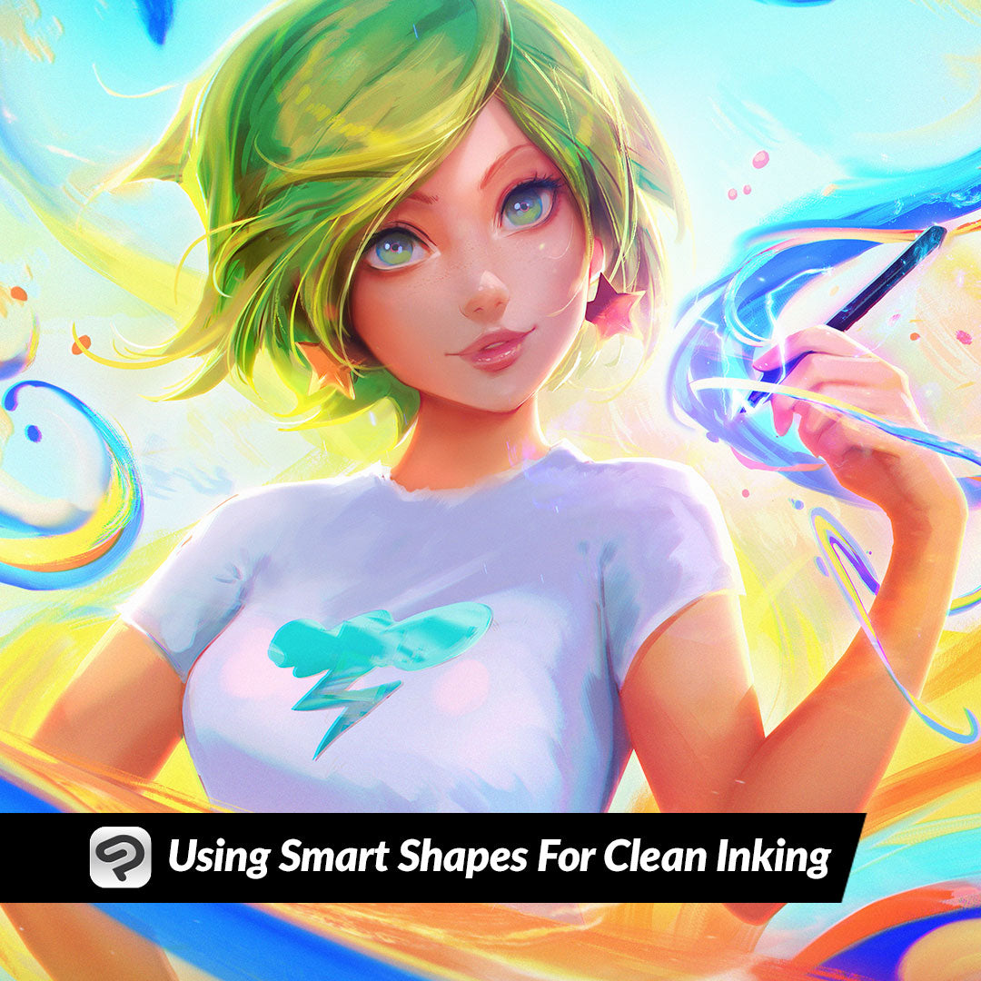Using Smart Shapes For Clean Inking