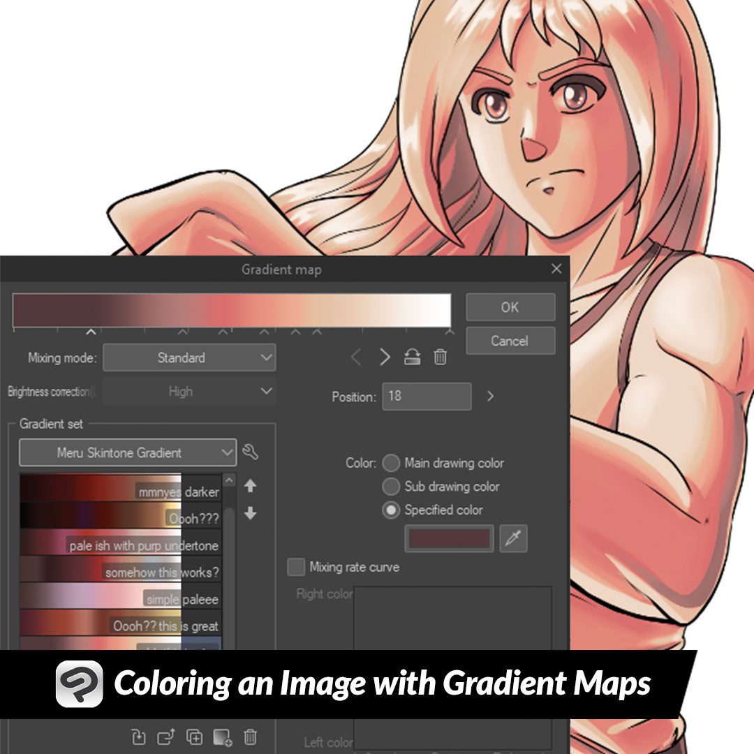 Coloring an Image with Gradient Maps