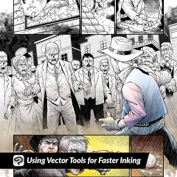 Using Vector Tools for Faster Inking