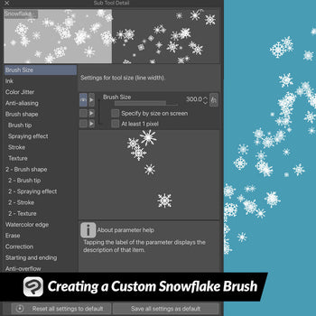 Creating a Custom Snowflake Brush