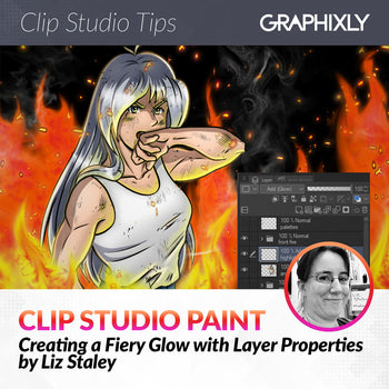 Creating a Fiery Glow with Layer Properties