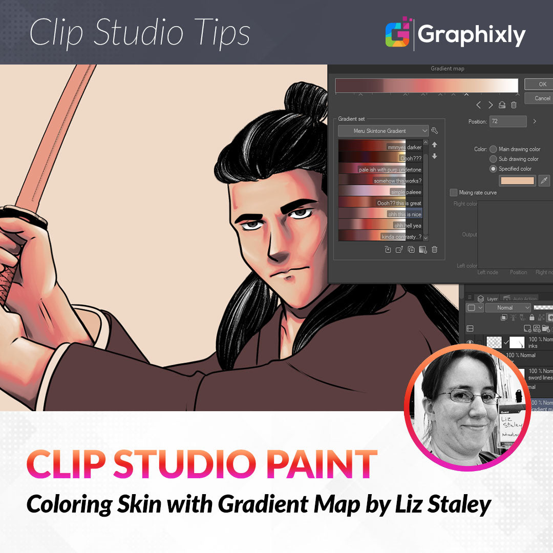 Coloring Skin with Gradient Map