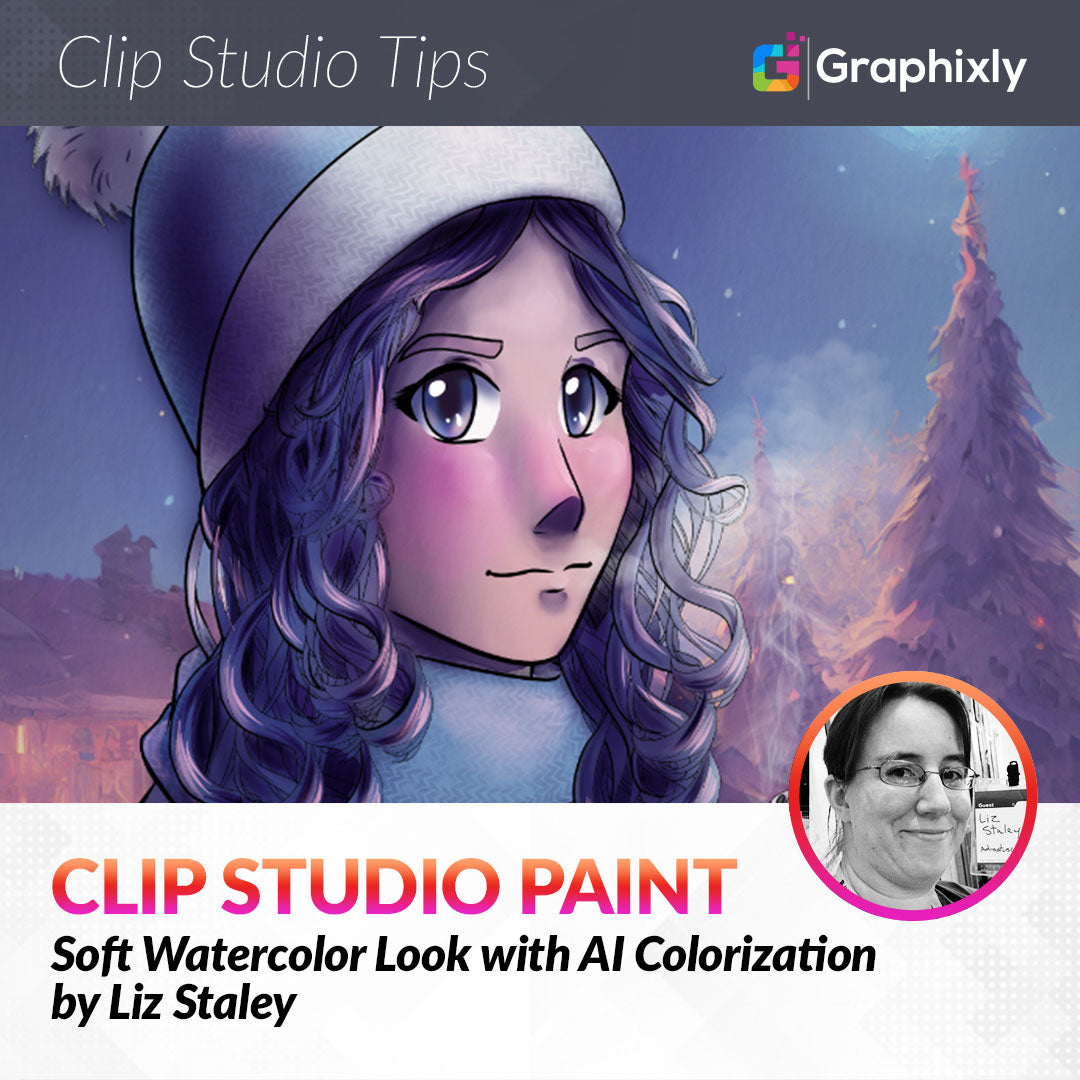 Soft Watercolor Look with AI Colorization