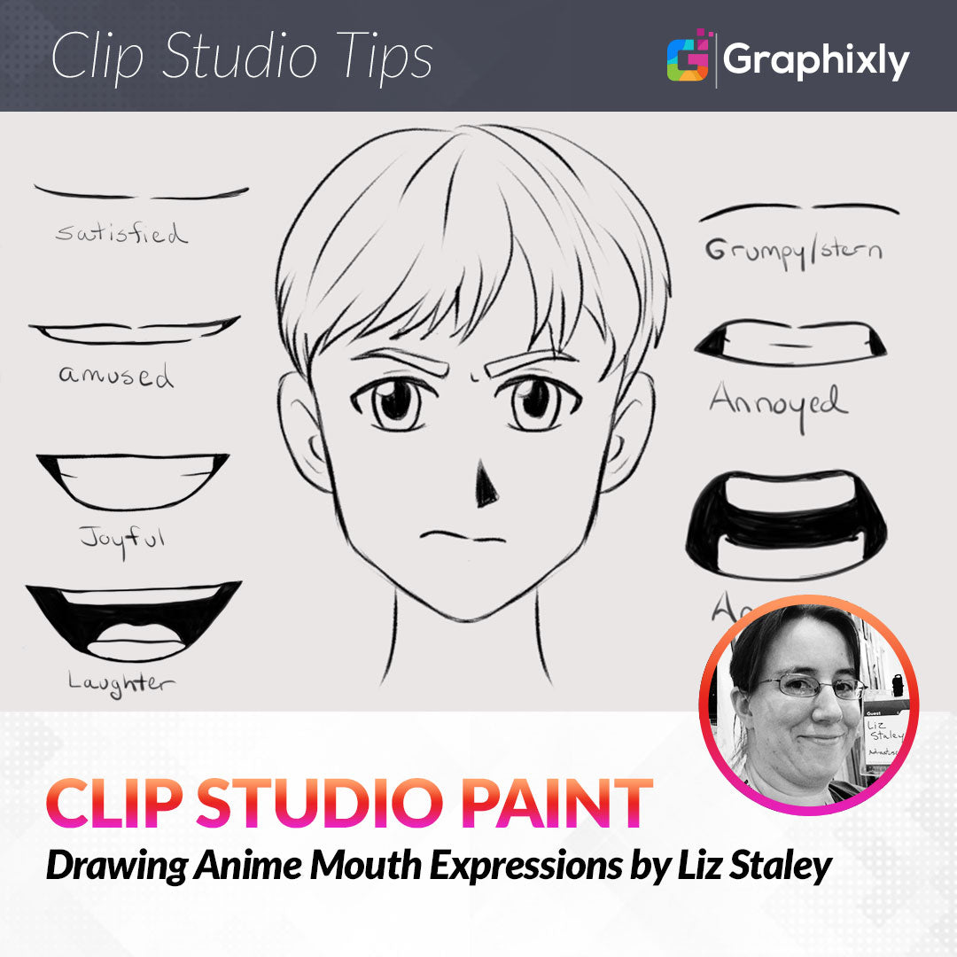 Manga expression. Anime girl facial expressions. Eyes, mouth