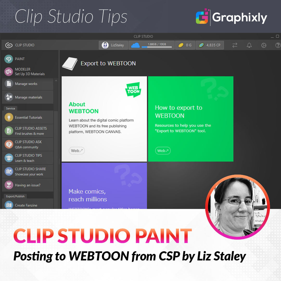 Posting to WEBTOON from Clip Studio Paint