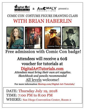 San Diego Comic Con Clip Studio Paint