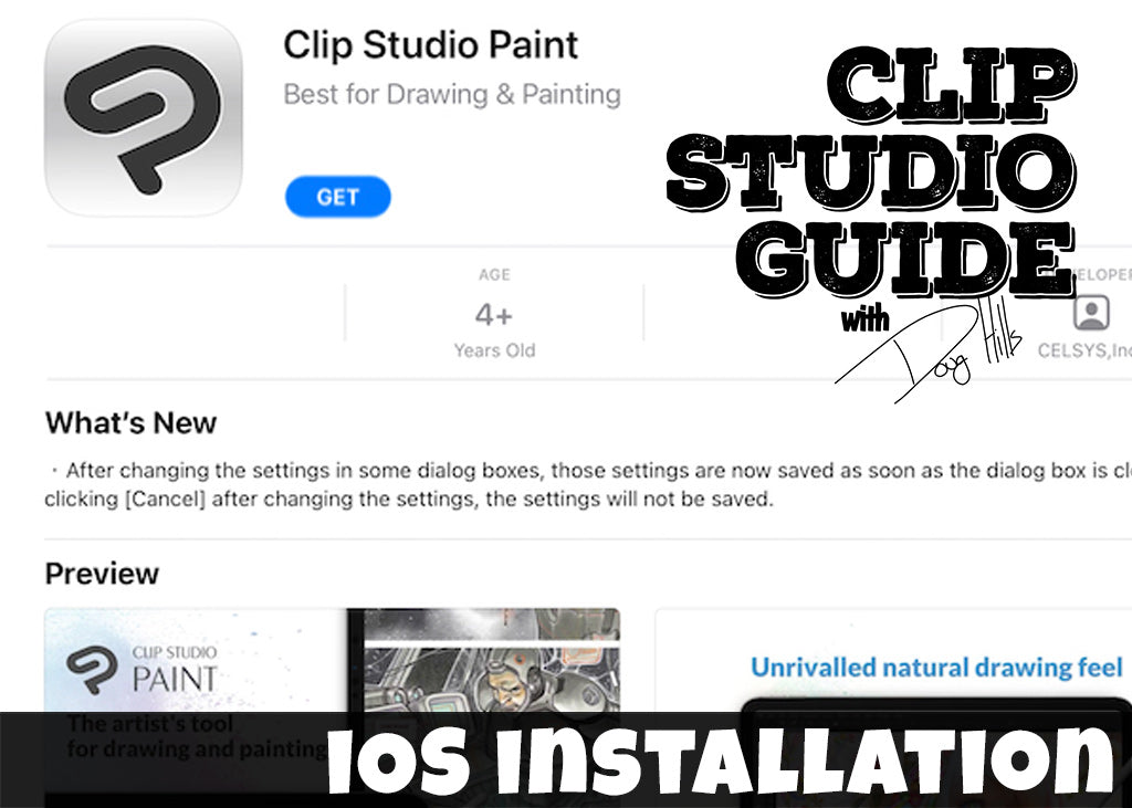 Installing & Registering CLIP STUDIO PAINT on iOS Devices