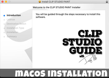 Installing & Registering CLIP STUDIO PAINT on macOS