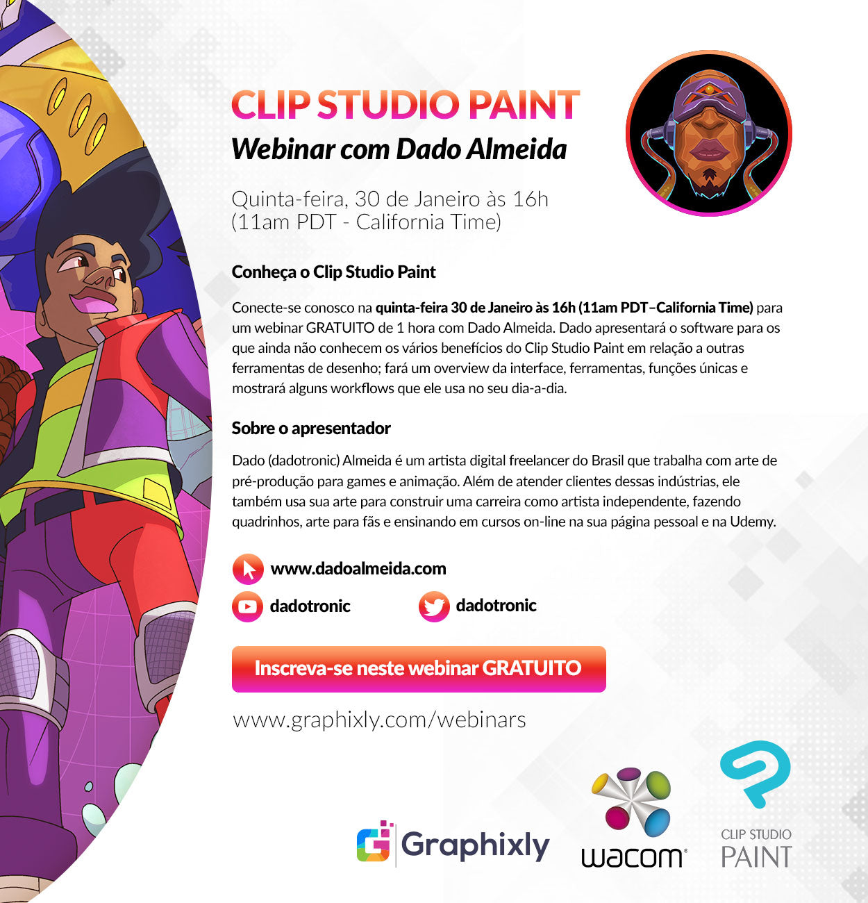 Webinar (Portuguese) - Conheça o Clip Studio Paint