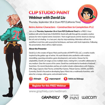 Webinar – Retro Anime Characters - Construction to Completion Pt. 2 with David Liu
