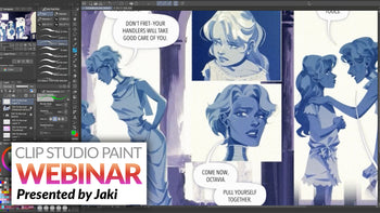 WEBINAR RECORDING - Creating Dynamic Visuals for Comics with Clip Studio Paint presented by Jaki