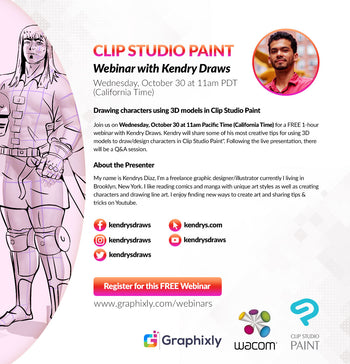 CLIP STUDIO PAINT 3D Webinar