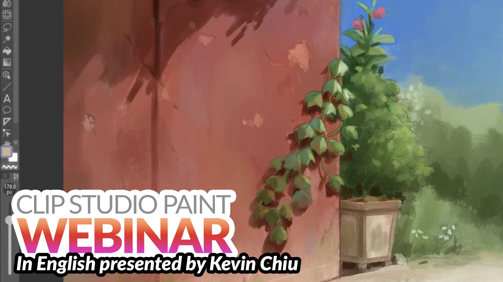 WEBINAR RECORDING – Making background design look like traditional art in Clip Studio Paint by Kevin Chiu