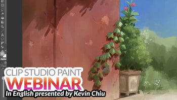 WEBINAR RECORDING – Making background design look like traditional art in Clip Studio Paint by Kevin Chiu