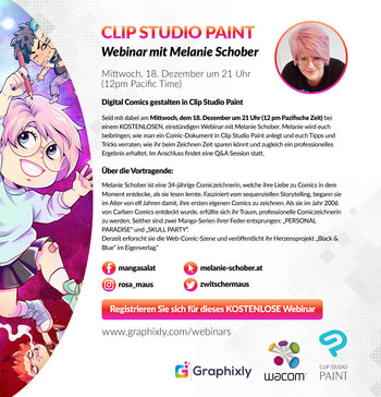 Webinar (Deutsch) - Digital Comics gestalten in Clip Studio Paint