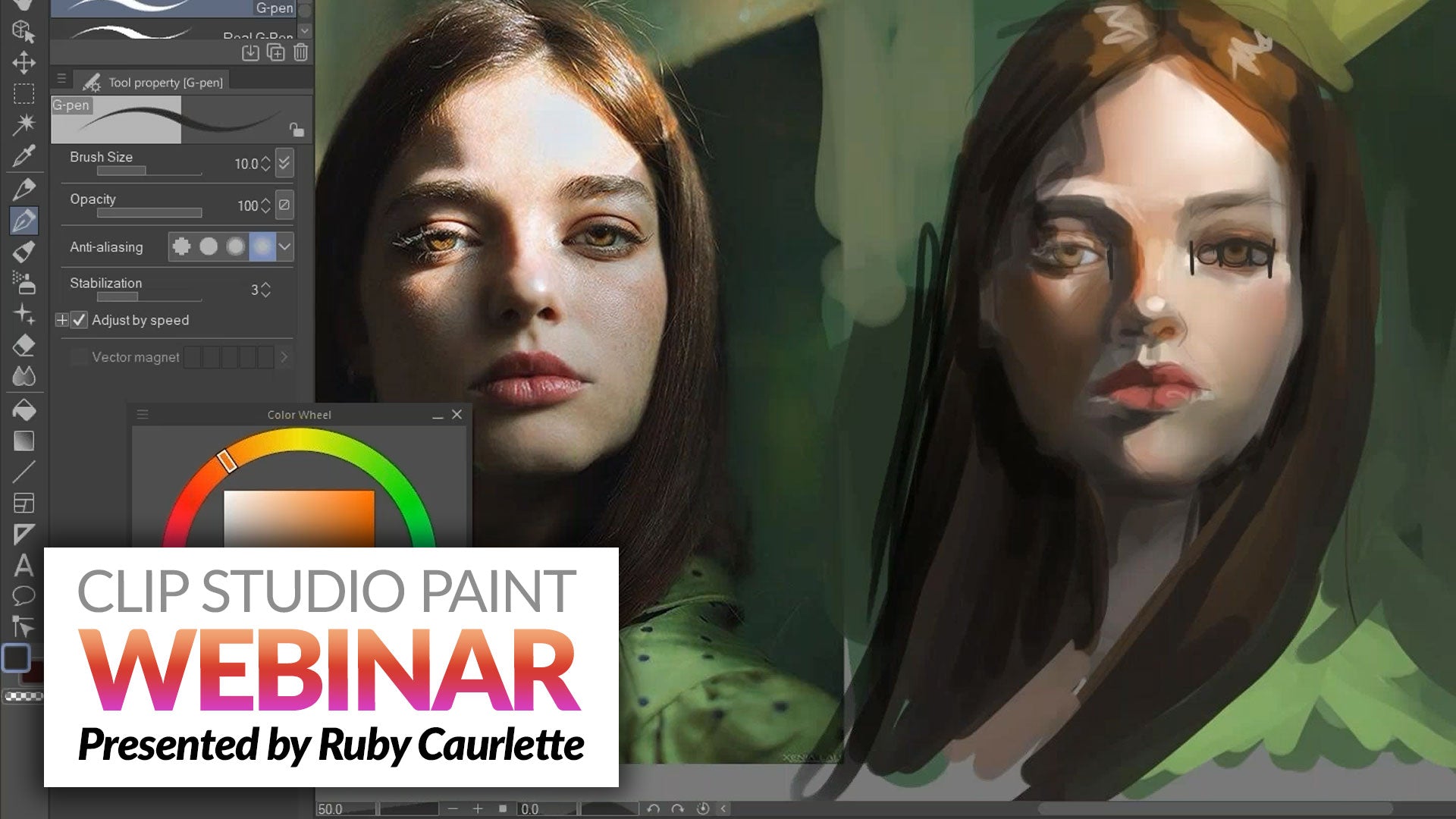 WEBINAR RECORDING – Creating characters using references in Clip Studio Paint presented by Ruby Caurlette