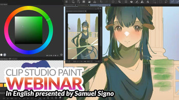 WEBINAR RECORDING – Coloring tips and tricks in Clip Studio Paint with Samuel Cigno