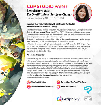 Clip Studio Paint Live Stream