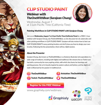 Webinar - Painting Workflows in CLIP STUDIO PAINT