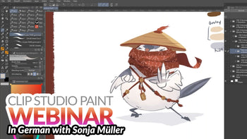 Webinar Recording (Deutsch) - „Character Design für Brett und Kartenspiele in Clip Studio Paint“ mit Sonja Müller