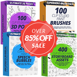 Creative Assets Bundle for Clip Studio Paint PRO & EX