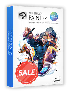 CLIP STUDIO PAINT EX Vers. 3.0 Perpetual License